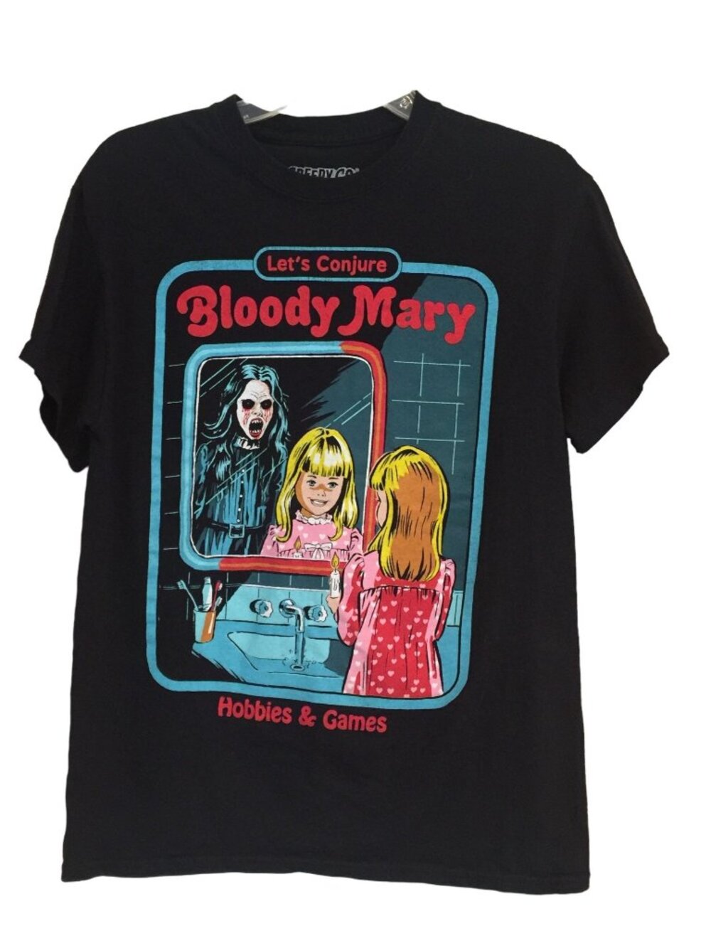 Let's Conjure Bloody Mary Men's Size M Black Short Sleeve Tee